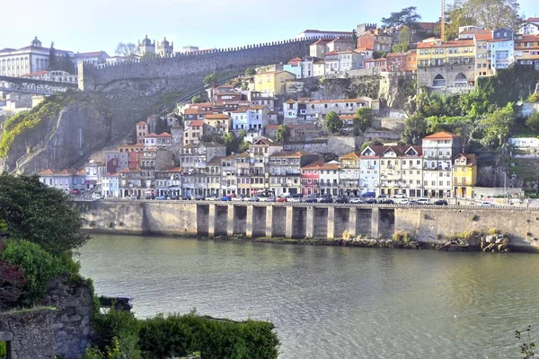 Bellissimo Ponte Dom Luis Tra Città Porto Vila Nova Gaia — Foto Stock