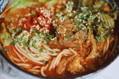 Chongqing şehriyelerine yakın çekim.