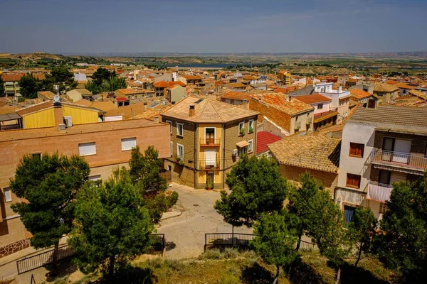 Krásný Záběr Staré Město Caspe Provincii Zaragoza Španělsko — Stock fotografie