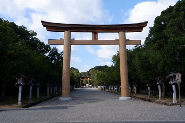 Знімок Гарного Храму Осаці Японія — стокове фото