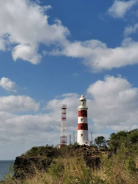 Vertical Shot Albion Lighthouse Island Mauritius — Stock Photo, Image