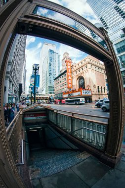 Amerika Birleşik Devletleri 'nin Chicago Tiyatrosu bölgesinden güzel bir manzara.