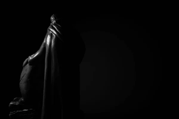 Die Skulptur Der Heiligen Familie Der Dunkelheit — Stockfoto