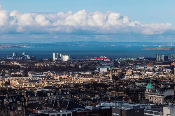 Een Stadsgezicht Van Edinburgh Western Harbour — Stockfoto