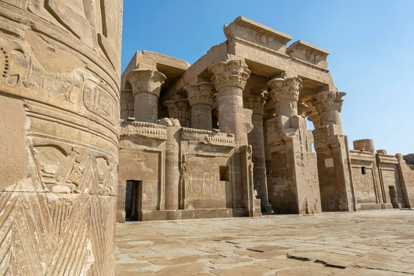 Kilátás Ősi Templomok Luxor Egyiptom — Stock Fotó