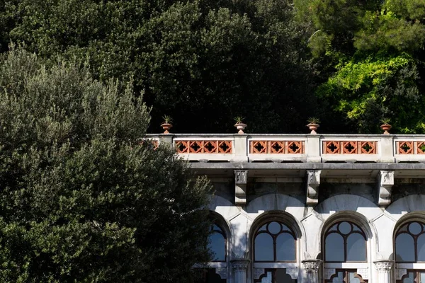 19Th Century Miramare Castle Gulf Trieste Barcola Grignano — Stock Photo, Image