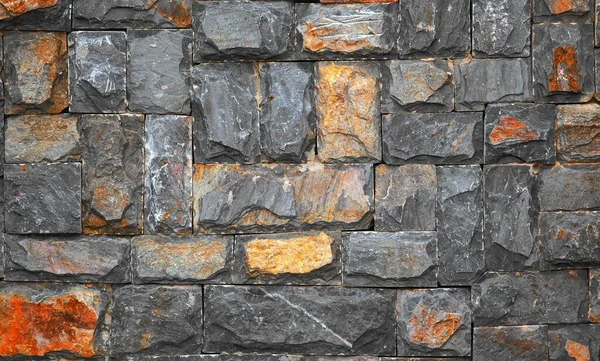 Closeup Shot Stone Wall Random Pattern — Stock Photo, Image