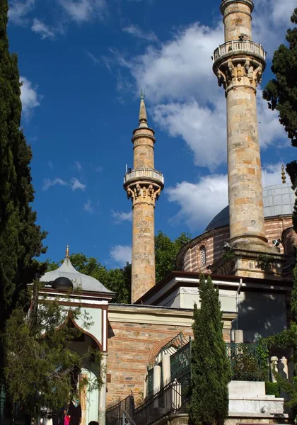 Une Vue Extérieure Mosquée Emir Sultan Bursa Turquie — Photo