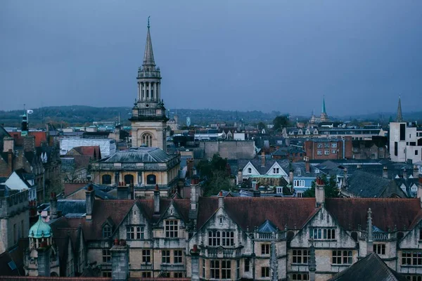 Une Vue Aérienne Ville Oxford Angleterre — Photo