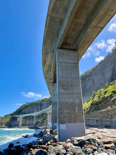 stock image A view of the Sea Cliff Bridge in New South Wales, Australia