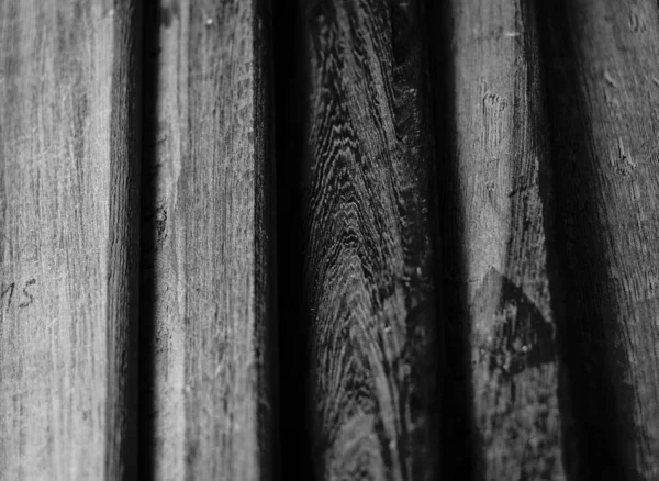 Крупный План Выветриваемой Деревянной Текстуры Серой Гамме — стоковое фото