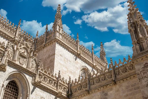 Uitzicht Beroemde Kathedraal Van Burgos Granada Spanje — Stockfoto