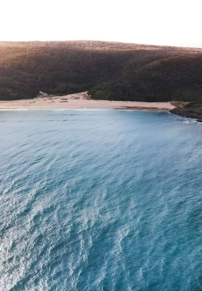 Disparo Dron Playa Garie Cordillera Costa Parque Nacional Real Australia — Foto de Stock