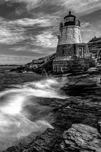Castle Hill Lighthouse Rhode Island — Stock Photo, Image