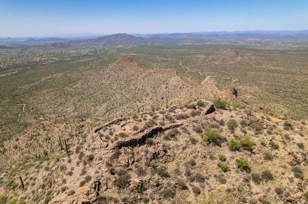 Вид Воздуха Руины Древних Холмов Тонто Национальном Лесу Тонто Аризона — стоковое фото