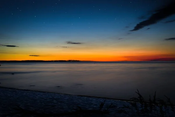 Scenic Shot Coast Sunset — Stock Photo, Image