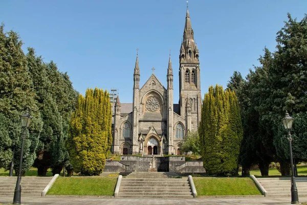 Vacker Utsikt Över Historisk Gotisk Katedral — Stockfoto