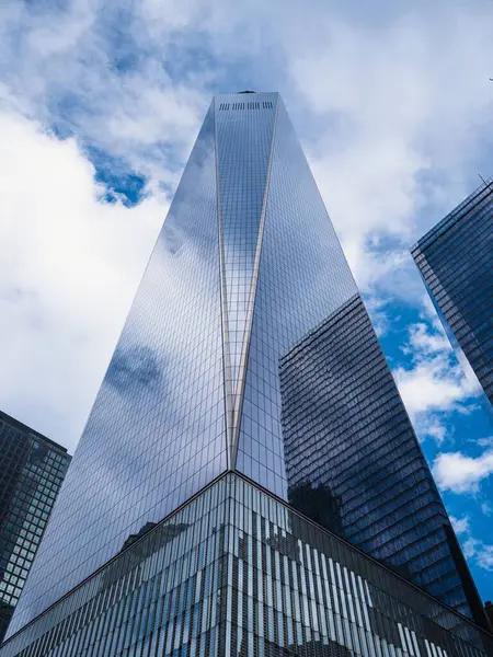 Uma Fachada Vidro Nova Iorque — Fotografia de Stock