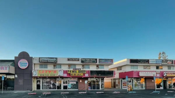Historic Commercial Area Pawn Shop San Fernando Valley — Stock Photo, Image