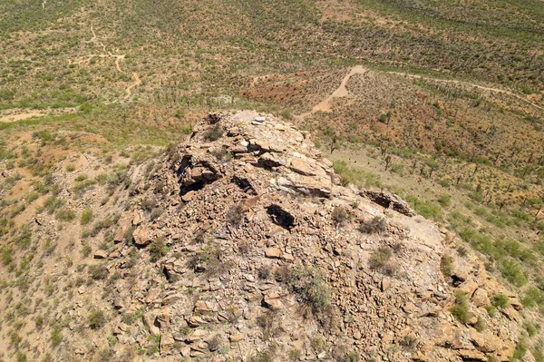Вид Воздуха Руины Древних Холмов Тонто Национальном Лесу Тонто Аризона — стоковое фото