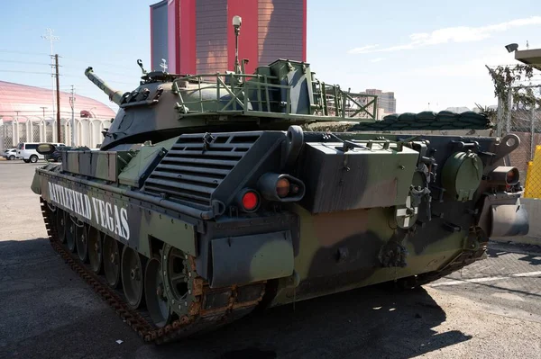 Détail Une Voiture Combat Militaire Krauss Maffei Leopard 1A5 Des — Photo
