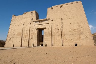 Luxor, Mısır 'daki antik tapınakların manzarası