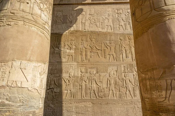 Widok Starożytnych Świątyń Luksorze Egipt — Zdjęcie stockowe