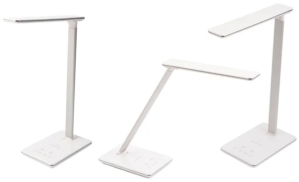 Set Usb Desk Lamps Isolated White — Stock Photo, Image