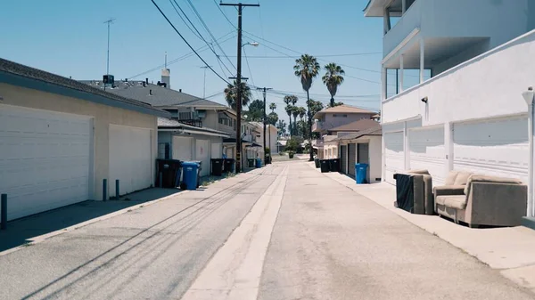 Back Alley Ladera Heights California Una Giornata Sole Con Pareti — Foto Stock
