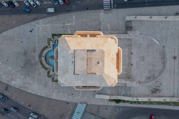 Вид Здание Мемориальный Фасад Росарио Санта Аризона — стоковое фото