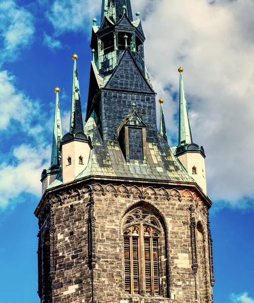 Halle Der Saale Deki Pazar Kulesi Saksonya Anhalt Almanya — Stok fotoğraf