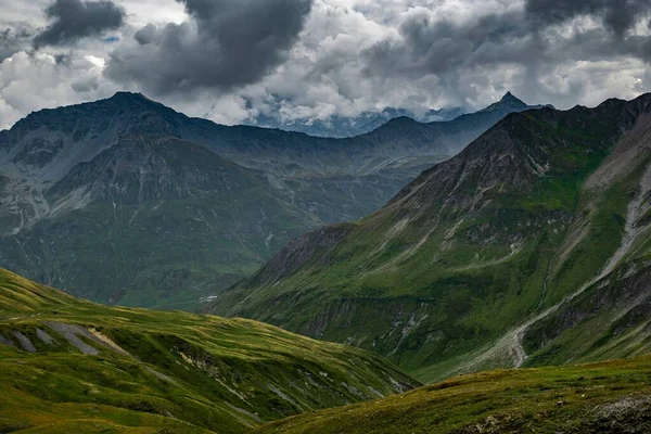 Uma Bela Paisagem Montanhosa Mont Blanc — Fotografia de Stock