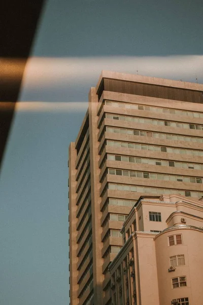 巴西里约热内卢现代高层建筑的垂直截图 — 图库照片