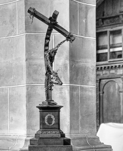 Інтер Ринкової Церкви Галле Саале Саксонія Ангальт Німеччина — стокове фото