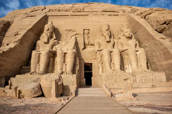 Pohled Starobylé Chrámy Luxoru Egypt — Stock fotografie