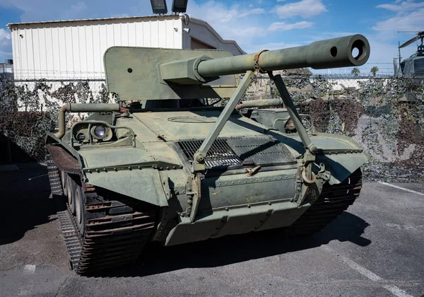 Detail Self Propelled Tank Gun M56 Scorpion — Stock Photo, Image