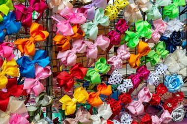 Brezilya 'nın Belo Horizonte şehrinde Avenida Afonso Pena' da bir grup el işi fuarı.