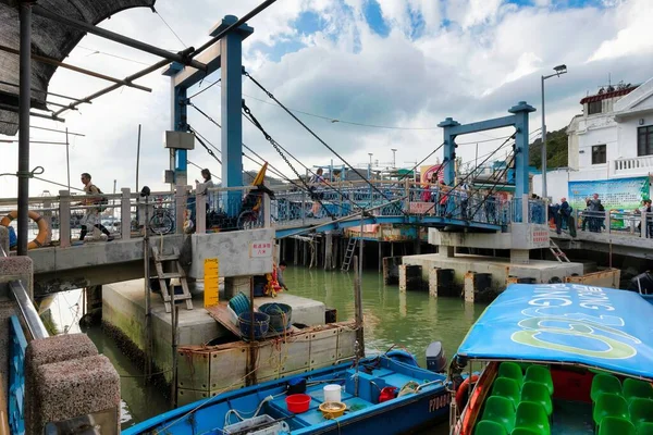 香港の有名なNgong Ping Fishing村の写真 ハリウッド映画のセットとして使用 — ストック写真