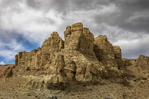 stock image A beautiful landscape of Dongga Ruins in Tibet, China