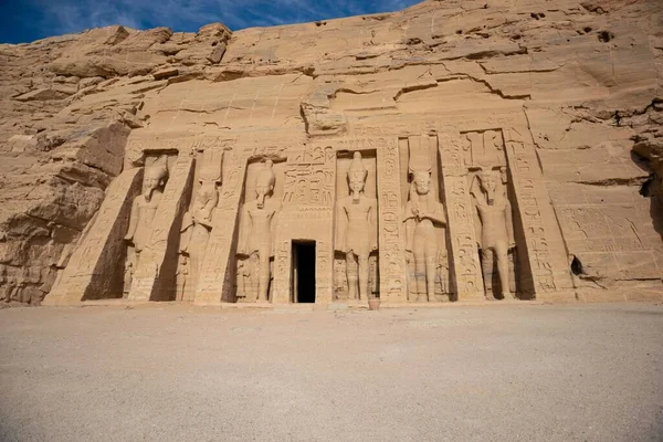 Udsigt Gamle Templer Luxor Egypten - Stock-foto