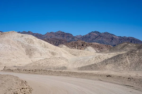 Szczegóły Pustynnych Dróg Pustyni Doliny Śmierci — Zdjęcie stockowe
