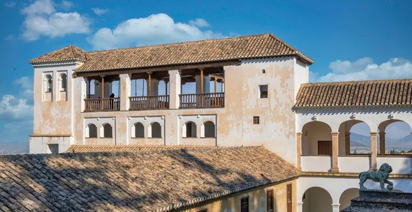 Бывший Дворец Генералифе Xii Века Альгамбре Гранаде Испания — стоковое фото