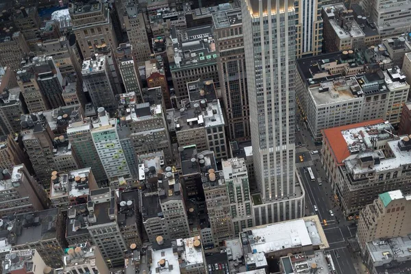 Uno Scatto Aereo Della Città New York Stati Uniti — Foto Stock