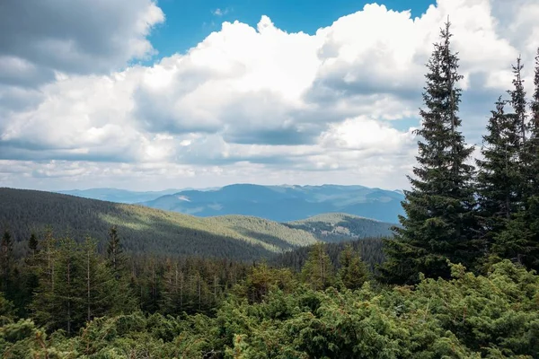 Eine Schöne Aufnahme Des Hoverla Berges Den Karpaten Bei Tag — Stockfoto