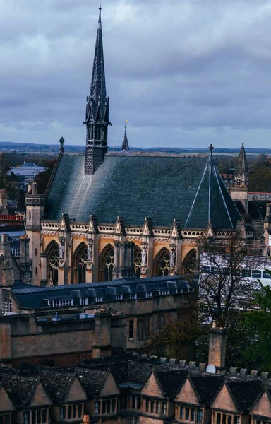 Вертикальний Вид Місто Оксфорд Англія — стокове фото