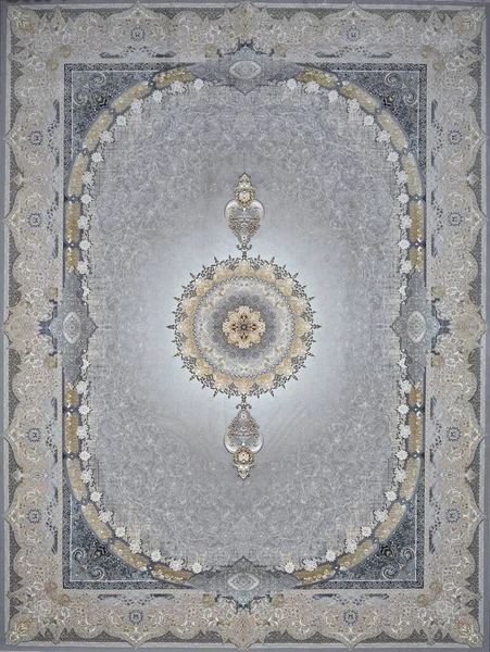 一条细枝末节的地毯的垂直截图 — 图库照片