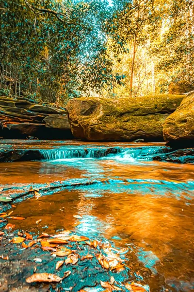Shallow Stream Bottom Somersby Falls Somersby Town New South Wales — Stock Photo, Image