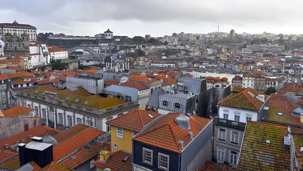 Μια Όμορφη Άποψη Του Miradouro Vitoria Στο Πόρτο Πορτογαλία — Φωτογραφία Αρχείου