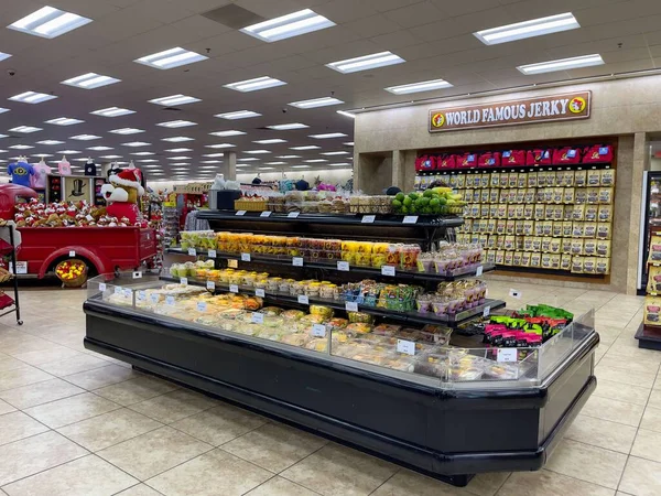 Texas City Usa December 2022 Healthy Food Buc Ees Gas — 스톡 사진
