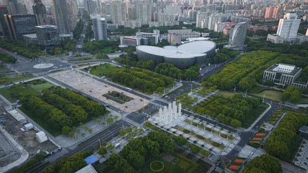Aerial View Century Square Shanghai China — Stock Photo, Image
